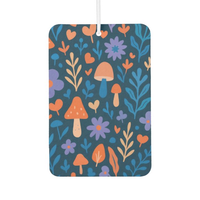 Garden Illustration Air Freshener (Front)