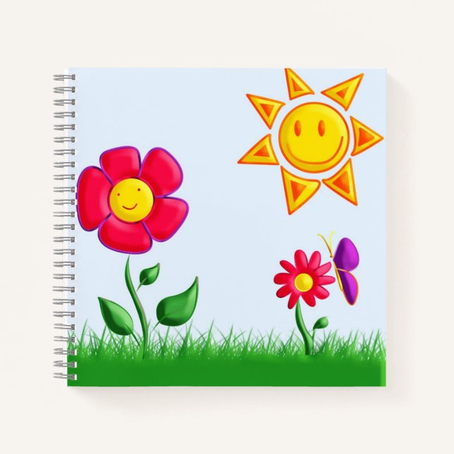Garden illustration notebook (Front)