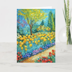 Garden Impression Birthday Card