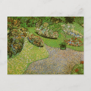 Garden in Auvers (F814) Van Gogh Fine Art Postcard