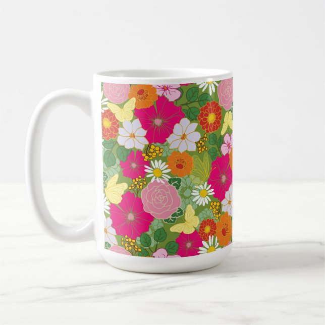 Garden In Bloom_Butterflies Mug (Left)