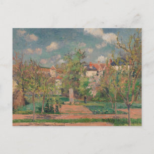 Garden in Full Sunlight, Camille PIssarro, 1876 Postcard