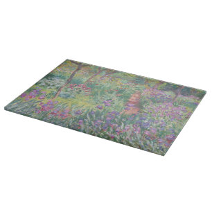 Garden in Giverny by Claude Monet Cutting Board