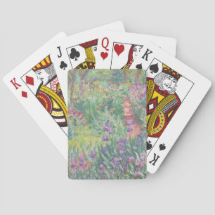 Garden in Giverny by Claude Monet Playing Cards