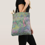 Garden in Giverny by Claude Monet Tote Bag<br><div class="desc">Claude Monet - Garden in Giverny. Beautiful impressionism painting of a garden in Giverny by Claude Monet.</div>