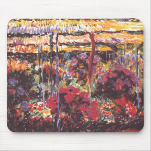 Garden in Giverny - Claude Monet - c1900 Mouse Mat
