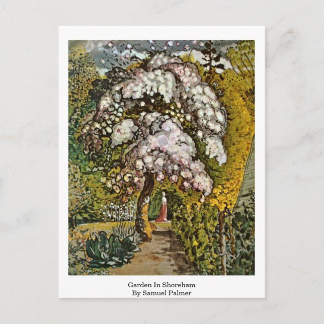 Garden In Shoreham By Samuel Palmer Postcard (Front)