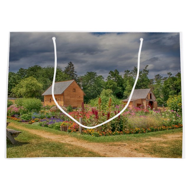 Garden in the Adirondacks Large Gift Bag (Front)