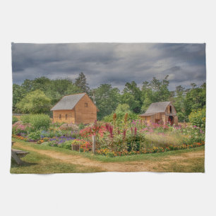 Garden in the Adirondacks Tea Towel