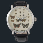 Garden Insects by Vision Studio Watch<br><div class="desc">This Vision Studio piece is an entomologists dream! Garden insects are drawn on a cream background, shown in achingly beautiful detail. If you love insects this is the print for you!</div>