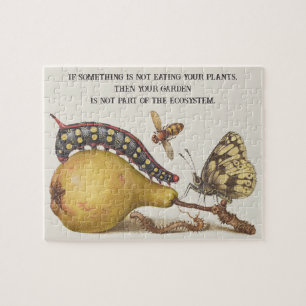 Garden Insects, Fly, Caterpillar, Pear, Centipede Jigsaw Puzzle