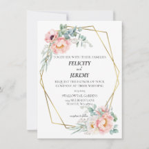 Garden Inspired Wedding Invitation