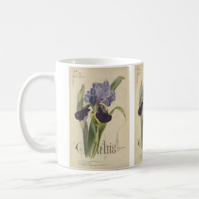 Garden Iris by Paul Jerrard Coffee Mug (Left)