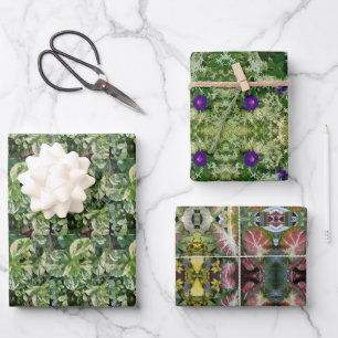 Garden Kaleidoscope Spring Design  Wrapping Paper Sheet