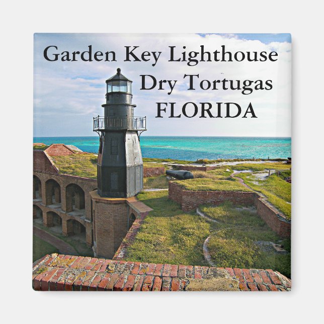 Garden Key Lighthouse, Dry Tortugas FL Magnet (Front)
