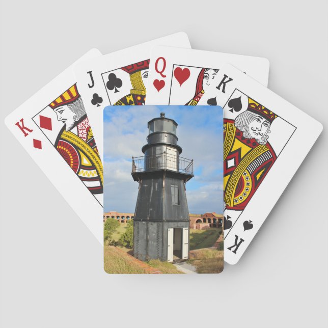 Garden Key Lighthouse, Dry Tortugas Playing Cards (Back)
