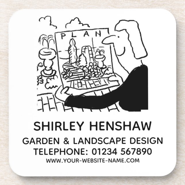 Garden & Landscape Design Coaster (Front)
