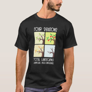Garden Landscaping Landscaper Lawn Mower Gardening T-Shirt