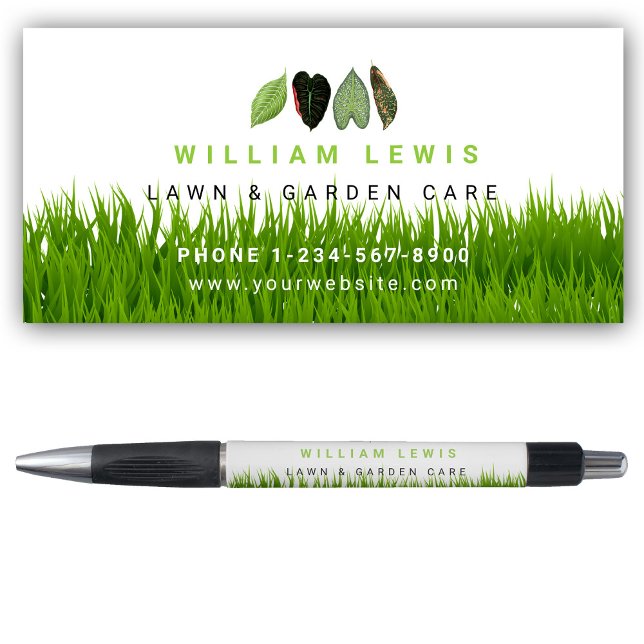 Garden Lawn Care Landscaping Leaves Business Logo (Garden Lawn Care Landscaping Leaves Business Logo Pen)