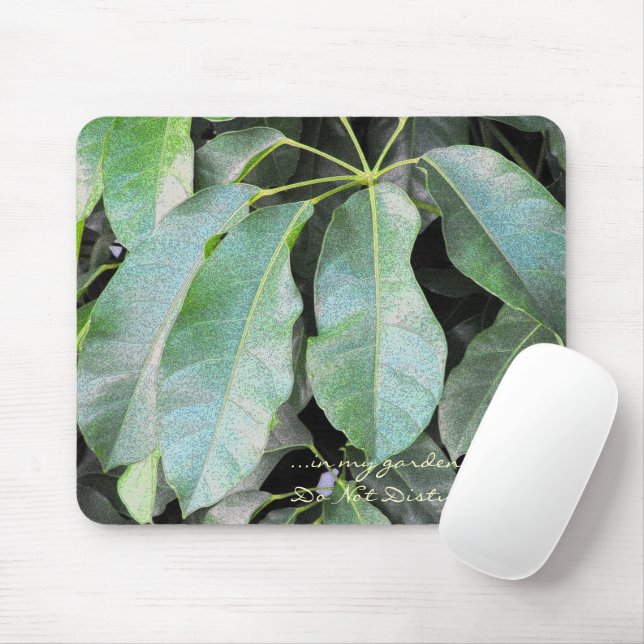 Garden Leaves Mouse Mat (With Mouse)