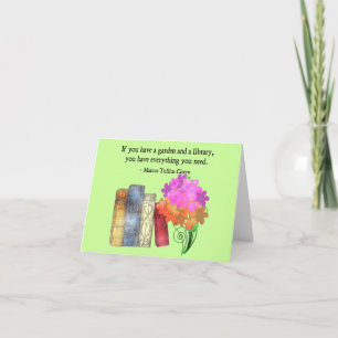 GARDEN & LIBRARY CARD