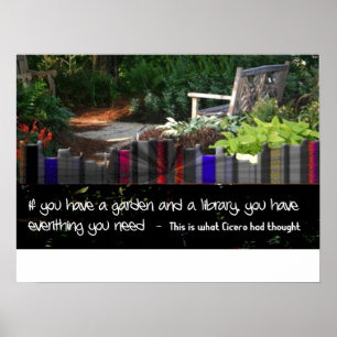 Garden Library Poster