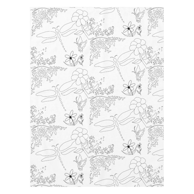 Garden Life DIY Paint it Tablecloth (Front)