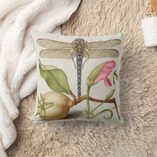 Garden life, Dragonfly, Pear, Carnation and Insect Cushion
