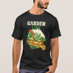 Garden Life Vintage Plants Gardening Vegetable Gar T-Shirt