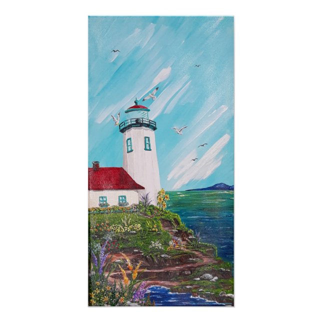 Garden Lighthouse print (Front)