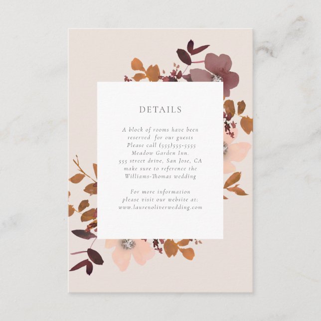 Garden Love Details Card (Front)