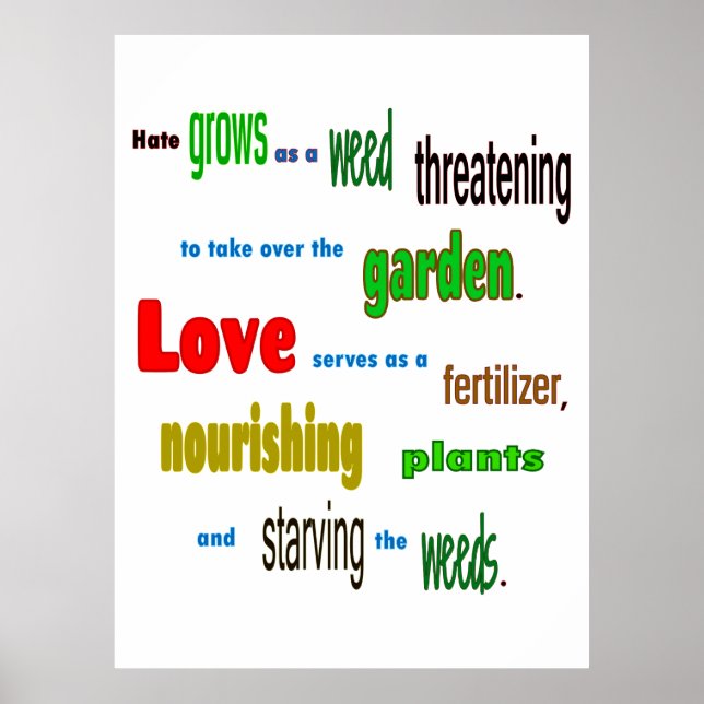 Garden Love Poster (Front)