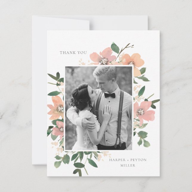 Garden Love Thank You Card (Front)