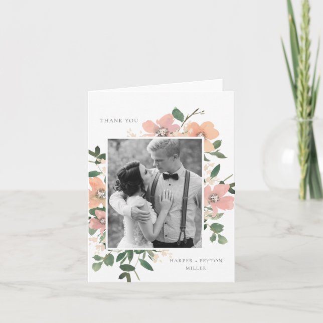 Garden Love Thank You Card (Front)