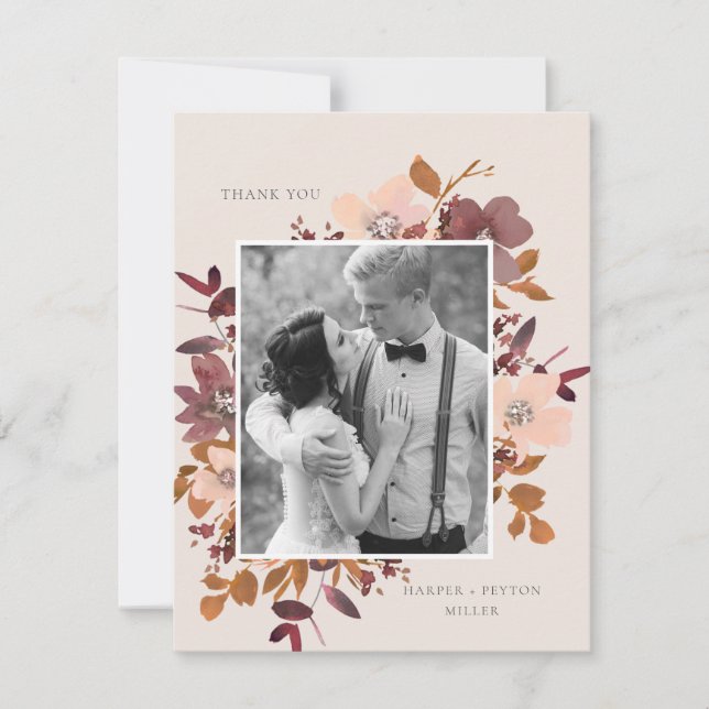 Garden Love Thank You Card (Front)