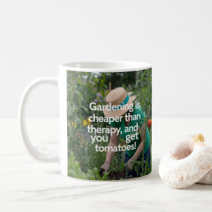 Garden Lover's Therapy Tomatoes Coffee Mug