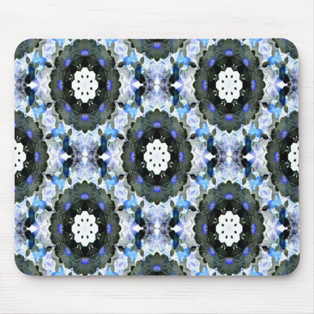 Garden made with blue Lace.... Mouse Mat (Front)