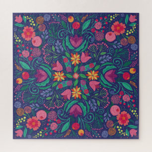 Garden Mandala Jigsaw Puzzle