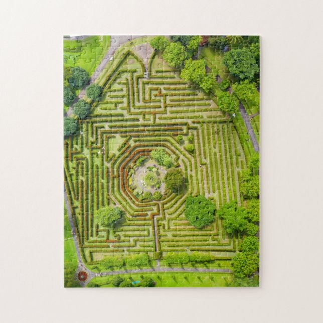 Garden Maze Nature Jigsaw Puzzle Complex Jigsaw (Vertical)