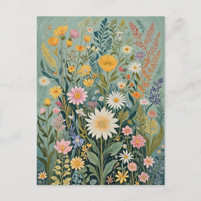 Garden Medley Postcard (Front)