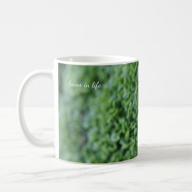 Garden Moss & Fern Coffee Mug (Left)
