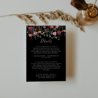 Garden Multicolor Wildflower Wedding Details