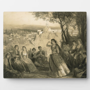 Garden near Tiflis, Georgia, plate 27 from a book Plaque