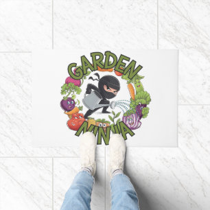 Garden Ninja Design - Fun Gardening Graphic Doormat