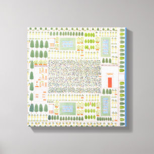 Garden of a High Ranking Egyptian Dignitary, from Canvas Print