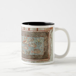 Garden of a private estate with an ornamental Two-Tone coffee mug