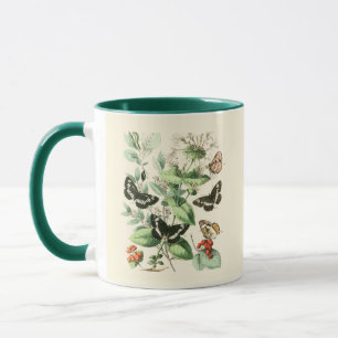 Garden of Butterflies and Flowers Mug