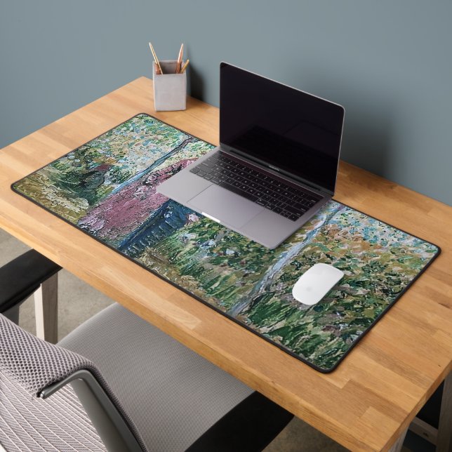 Garden of Courting Couples Van Gogh Painting  Desk Mat (Office 2)