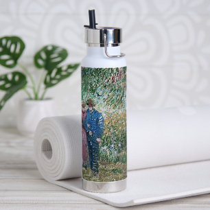 Garden of Courting Couples Van Gogh Painting Water Bottle
