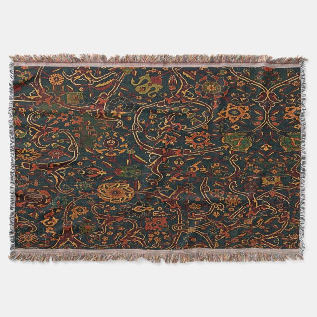 Garden of Echoes Throw Blanket (Front)